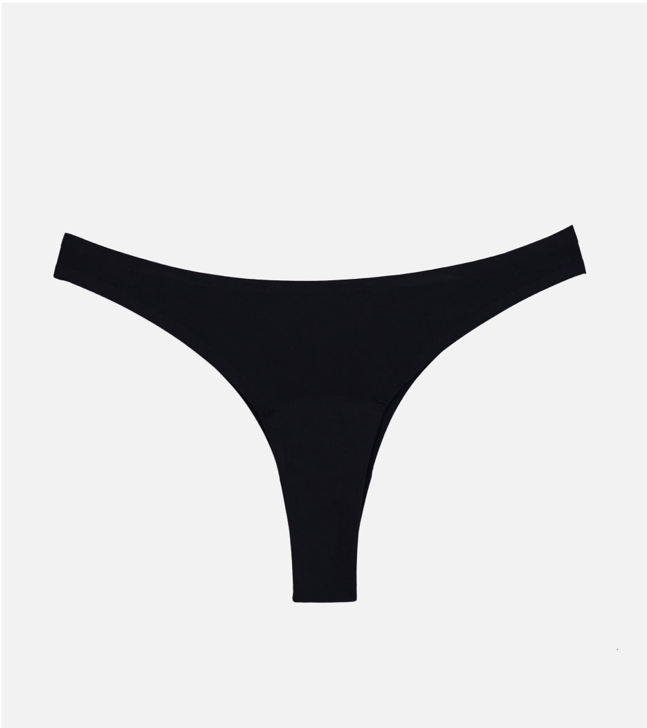 Invisible brazyliany - Nylon z recyklingu - Czarne