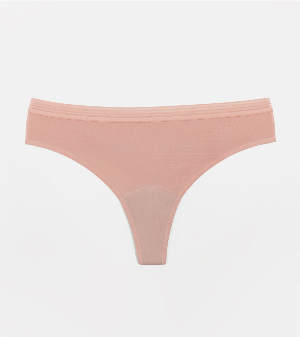 High-Leg - Nylon z recyklingu - Koralowe