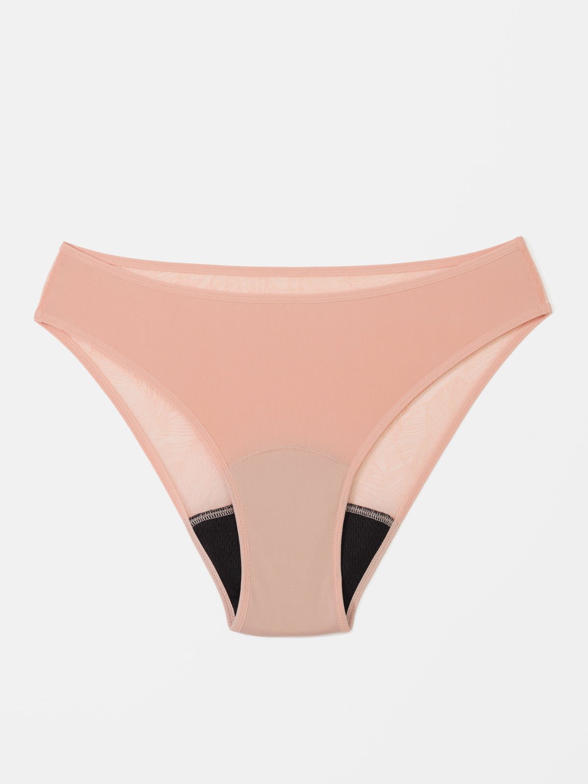 Lace Brief - Nylon z recyklingu - Koralowe