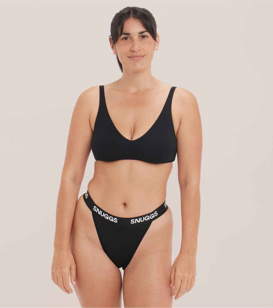 Waistband Triangle Brief - Czarne