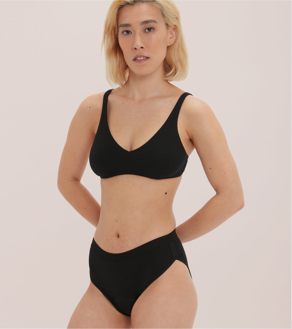 Active Classic - Nylon z recyklingu - Czarne