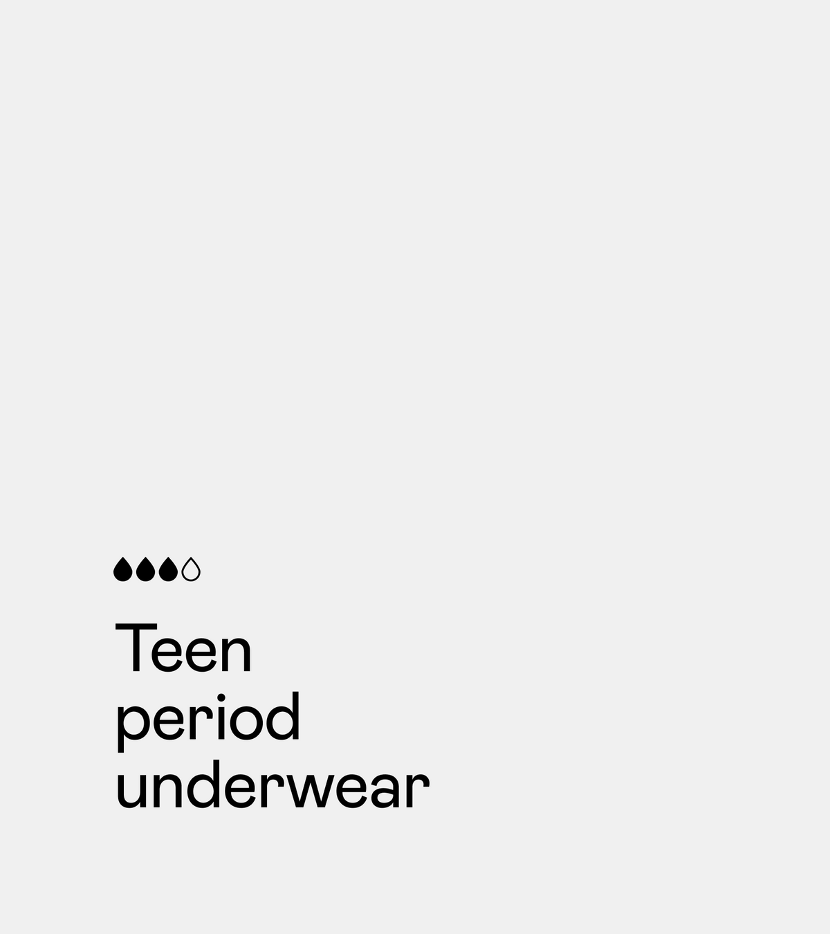 Teen - Czarne