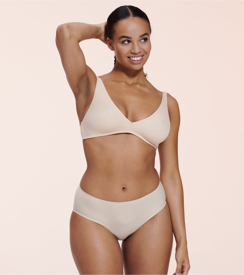 Invisible Classic - Nylon z recyklingu - Beżowe