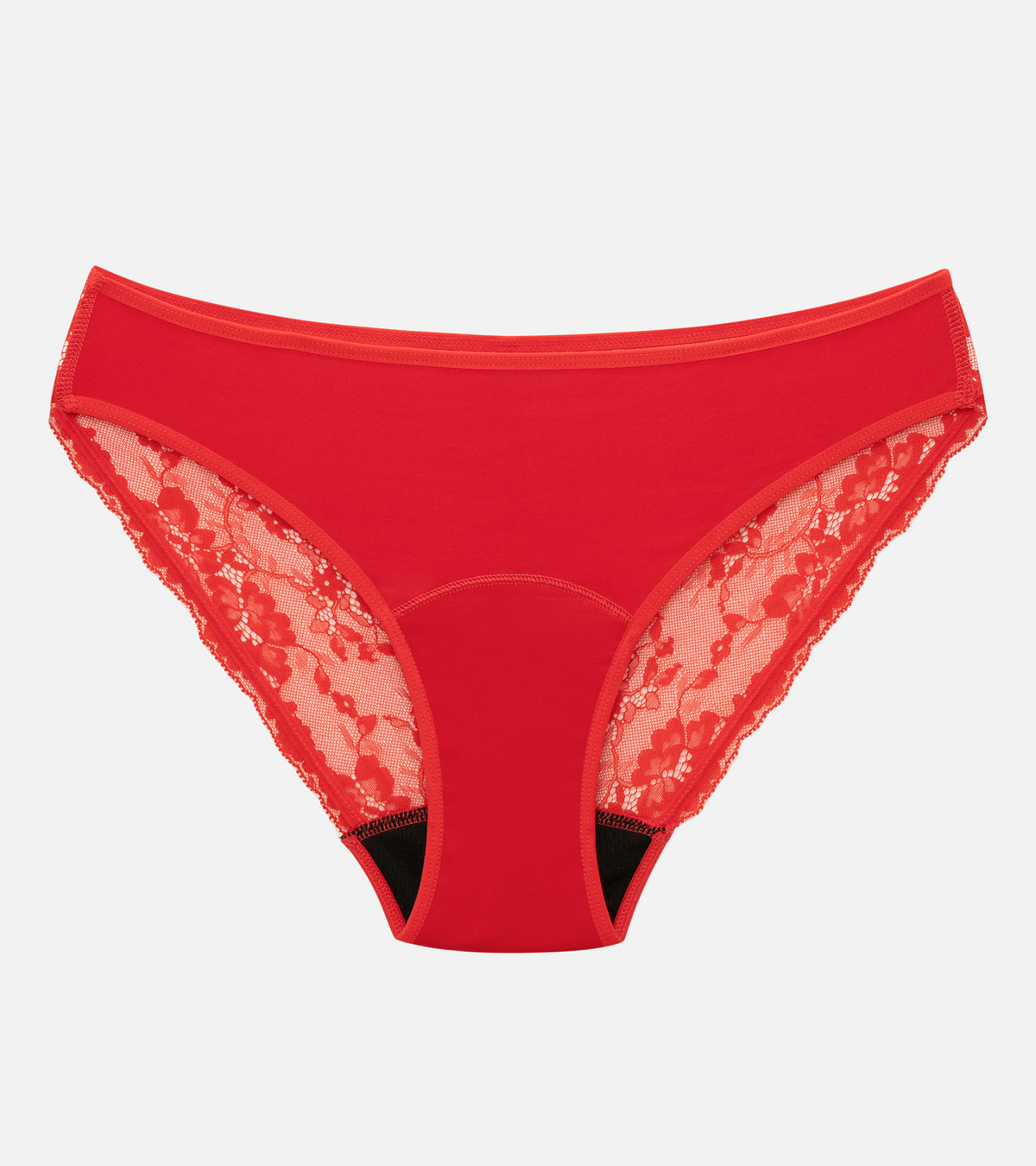 Lace Brief - Czerwone