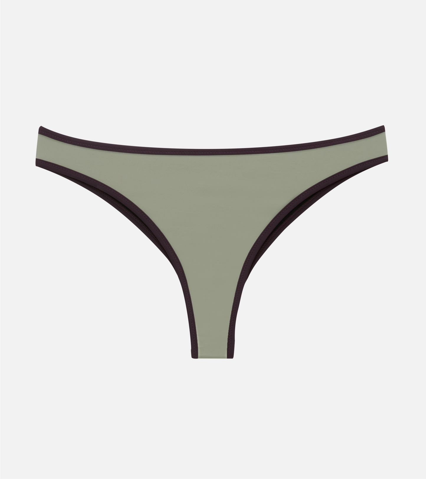 Brief menstruacyjne - Brazyliany - dół - oliwkowe