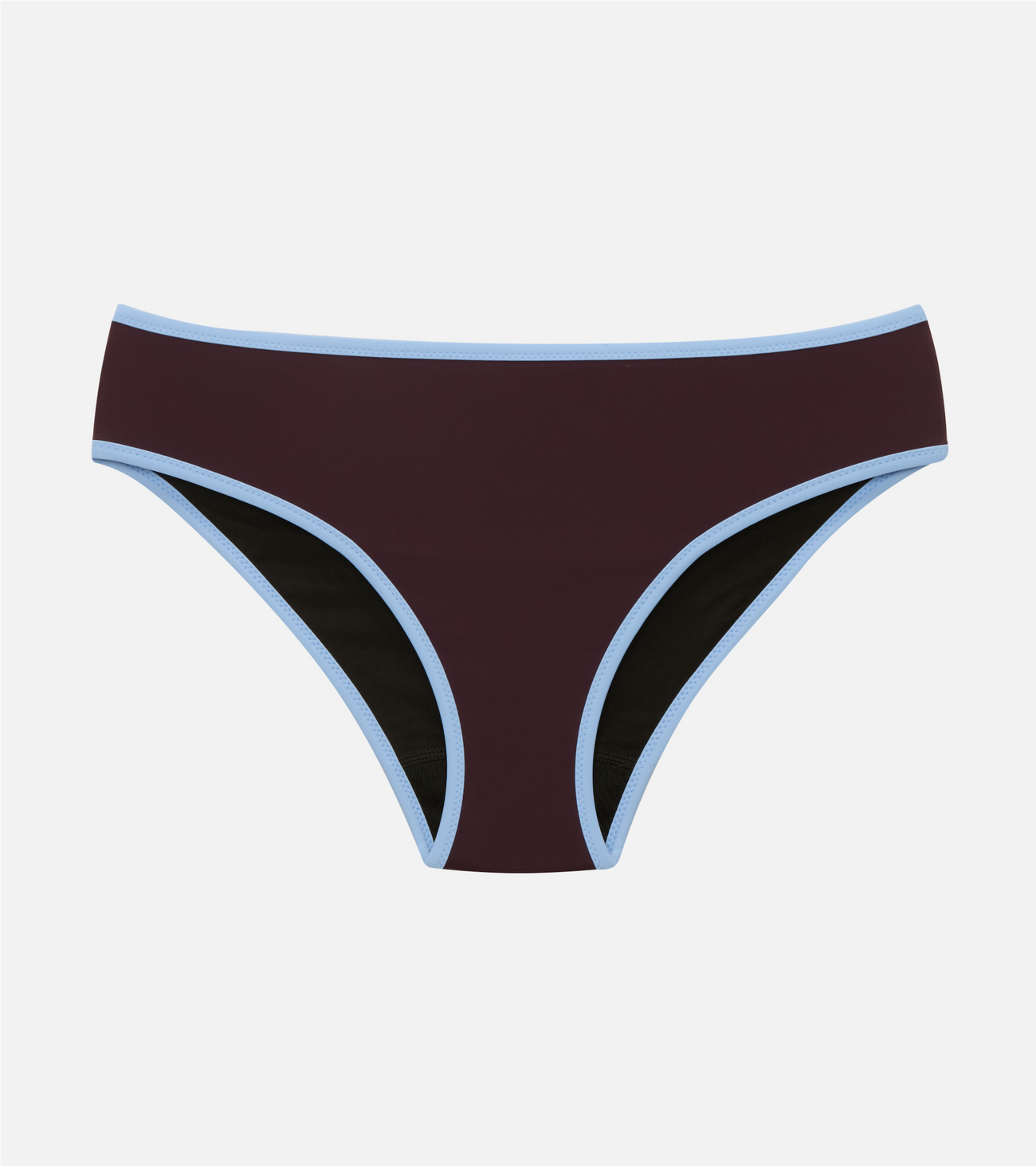Strój kąpielowy menstruacyjny - Brief - dół - Brązowe