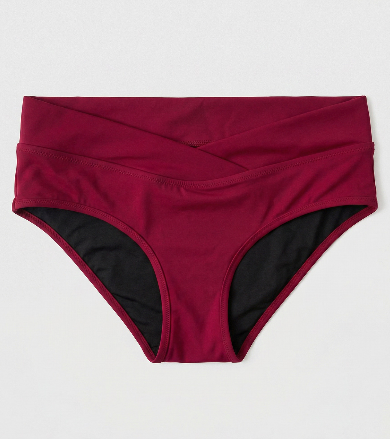 Stroje kąpielowe menstruacyjne - Classic - Czerwone